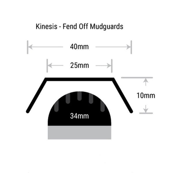 Fend Off narrow mudguards dimensions