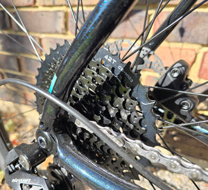 Kinesis Range Flat Bar Rde 50 Ex Demo close up of the cassette