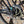 Close-up of a bicycle disc brake system with a brick wall background