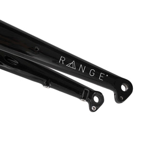 Kinesis Range Plus Fork close up of the logo