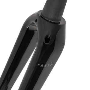 Kinesis Range Plus Fork close up of the brake routing top hole