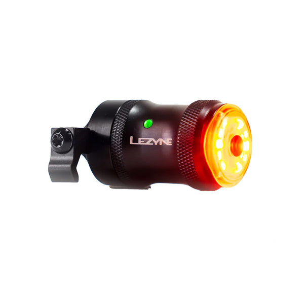 Lezyne Saddle Drive 250 rear light with light on