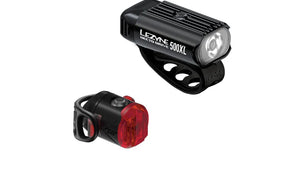 Lezyne Hecto Drive 500XL LED Front Light and Femto USB-C rear light set