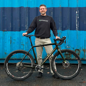 Paul W GX Race bike build side view