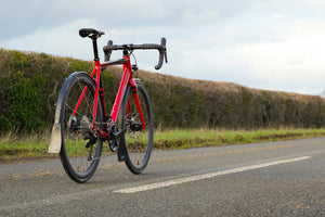 Kinesis RTD bike taken in a lane for homepage banner