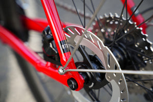 Kinesis RTD full bike build rear axle and disc rotor for pdp hero