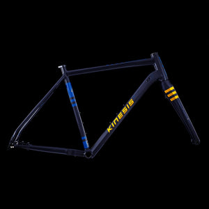 Kinesis Tripster AT Adventure Frameset with Columbus Futura Cross+ Carbon fork - Midnight Blue