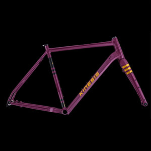 Kinesis Tripster AT Adventure Frameset with Columbus Futura Cross+ Carbon fork - Dark  Plum